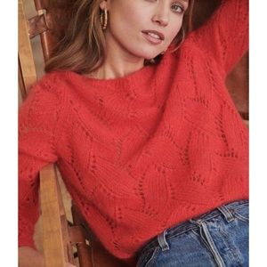 NWOT ✨ Sezane Red Avril Jumper